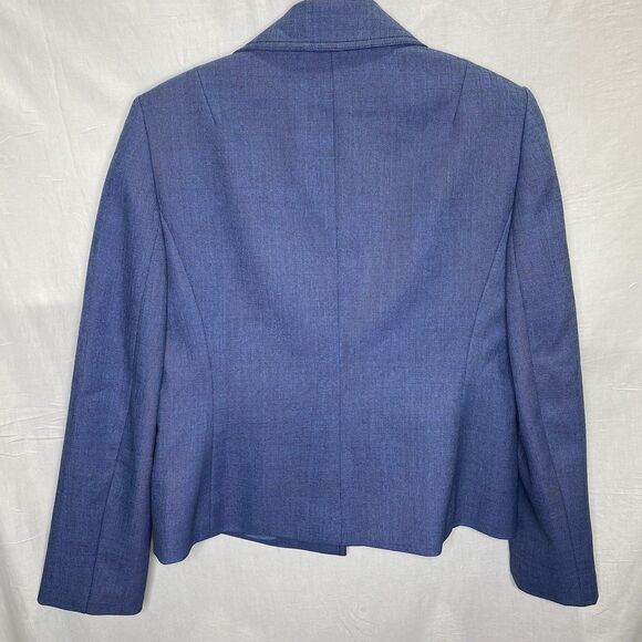EVAN PICONE Skirt Suit Set Blazer Pencil Skirt Long Sleeve Petite 6 6P Blue - Picture 3 of 16